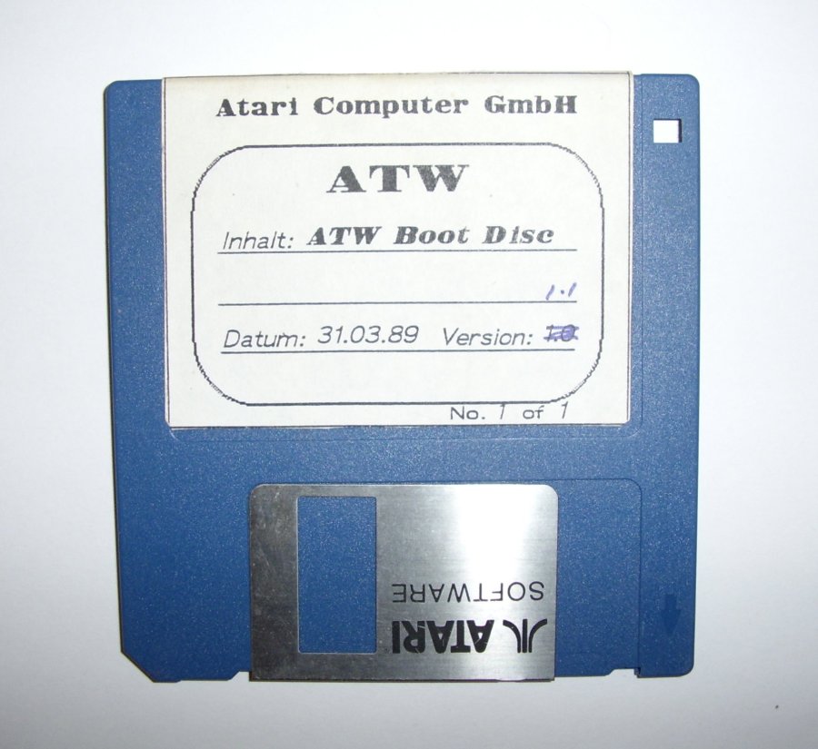Atari ATW 800 boot diskette